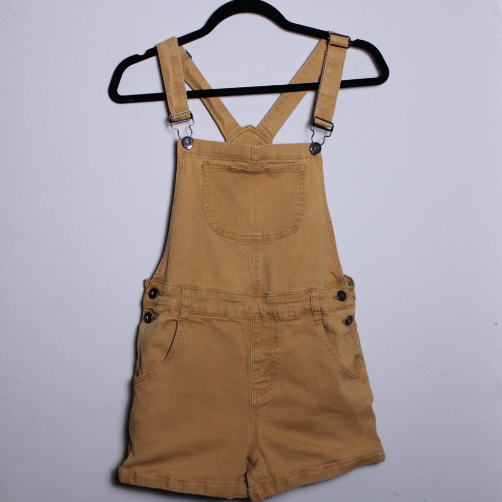 Modcloth Tan Short Overalls - Picture 5 of 11